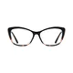 Rectangle Tortoiseshell/Black Eyeglasses