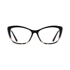 Rectangle Tortoiseshell/Black Eyeglasses