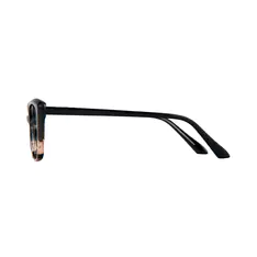 Rectangle Tortoiseshell/Black Eyeglasses