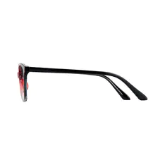 Cat-eye Black/Red Eyeglasses