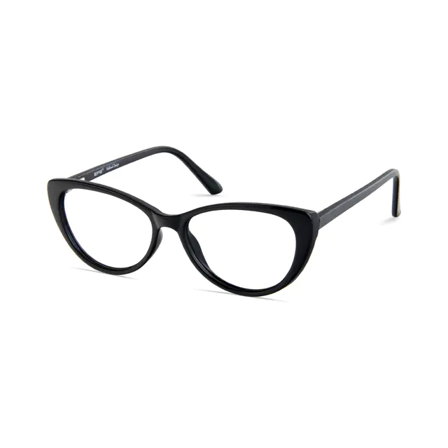 Cat-eye Black Eyeglasses