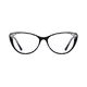 Cat-eye Tortoiseshell/Black Eyeglasses