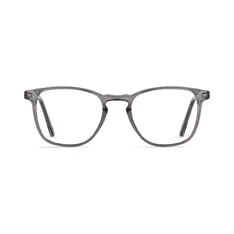 Square Transparent Gray Eyeglasses