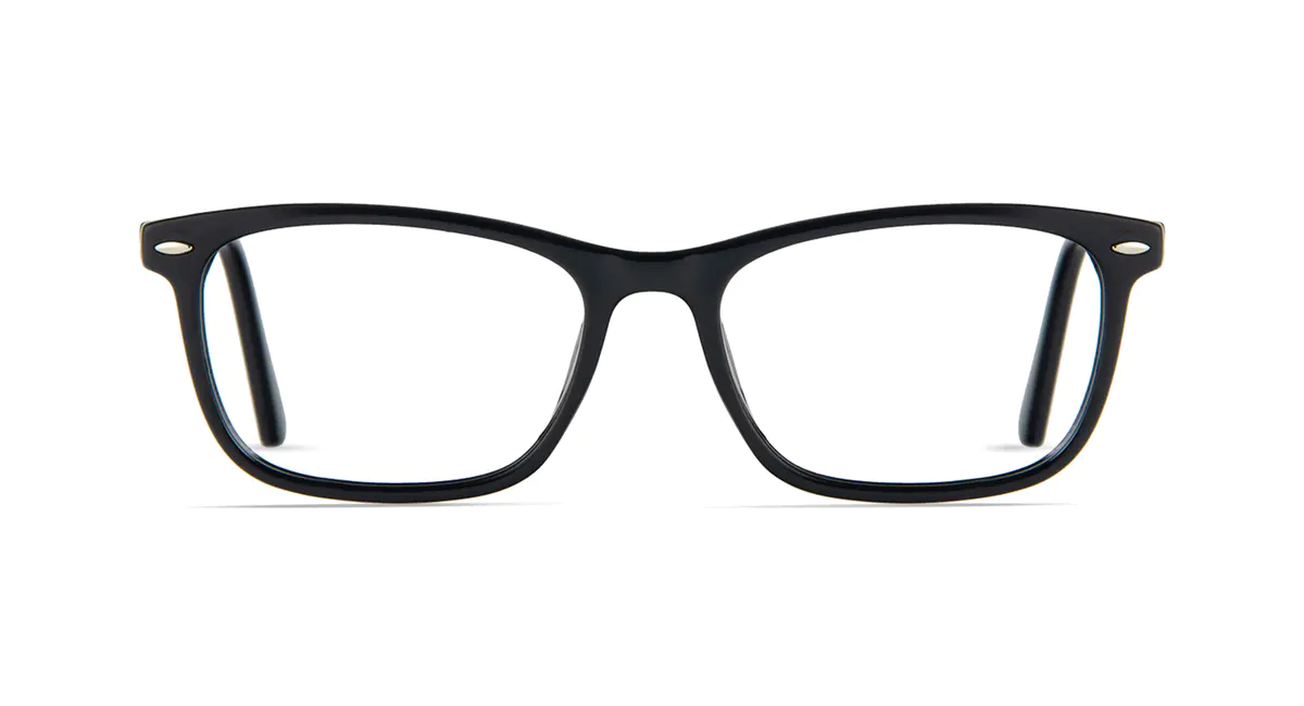 Rectangle Black Eyeglasses