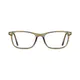 Rectangle Transparent Green Eyeglasses