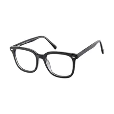 Square Black/Clear Eyeglasses