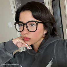 Square Black/Brown Eyeglasses