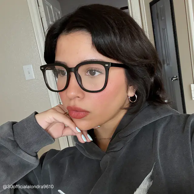 Square Black/Brown Eyeglasses