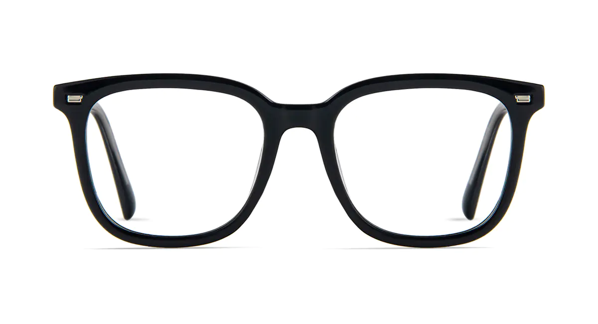 Square Black/Brown Eyeglasses