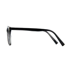 Square Black/Brown Eyeglasses