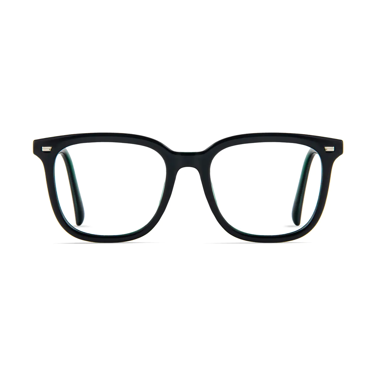 Square Black/Green Eyeglasses