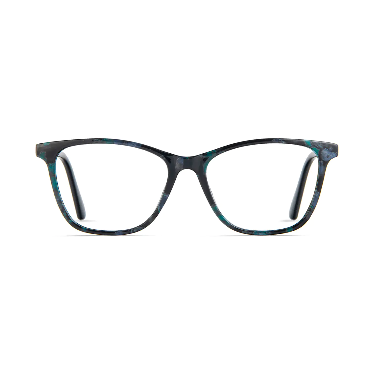 Square Black/Blue Eyeglasses