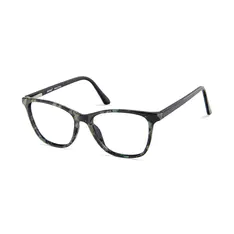 Square Black/Green Eyeglasses