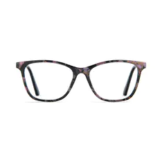 Rectangle Black/Purple Eyeglasses