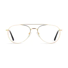 Aviator Gold Eyelasses
