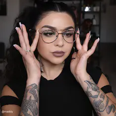 Aviator Brown Eyelasses