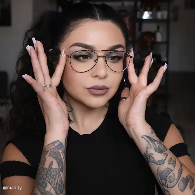 Aviator Brown Eyelasses