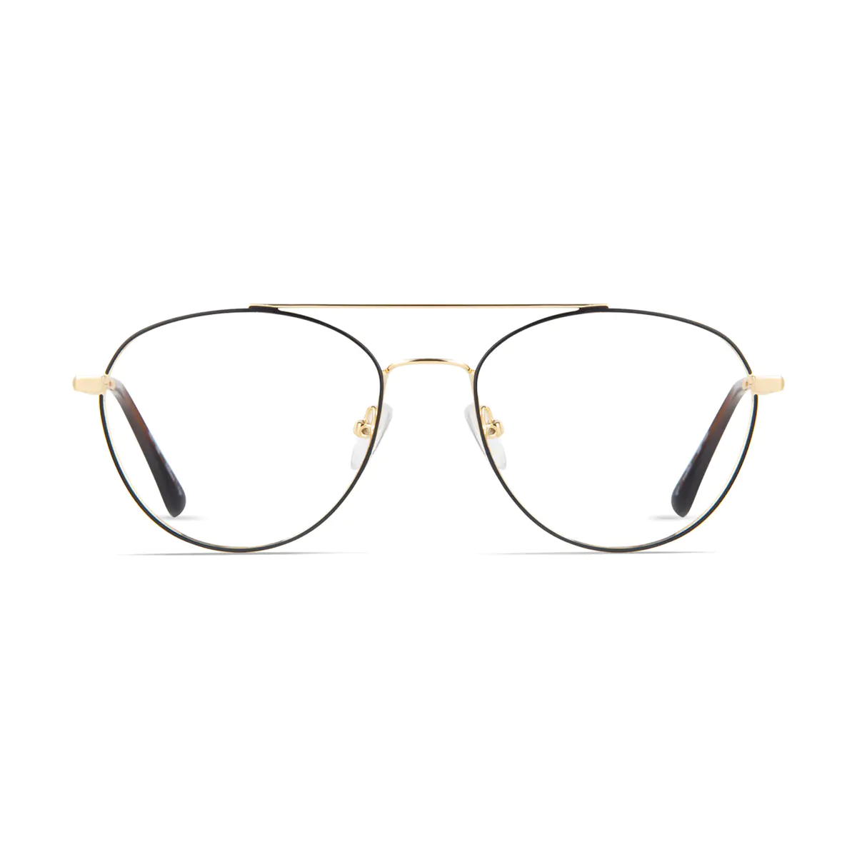 Aviator Black/Gold Eyeglasses