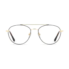 Aviator Black/Gold Eyeglasses