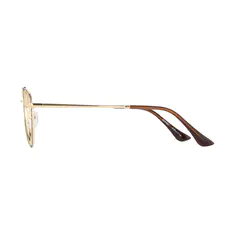 Aviator Black/Gold Eyeglasses