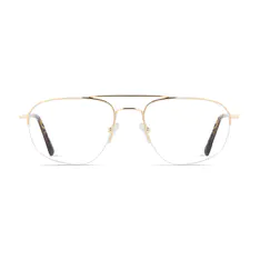 Aviator Gold Eyeglasses