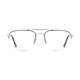 Aviator Black Silver Eyeglasses