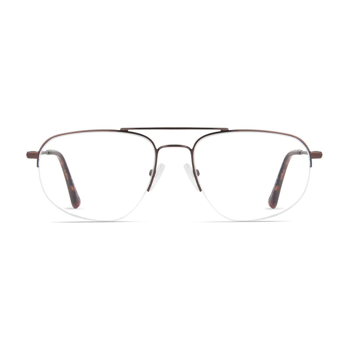 Aviator Brown Eyeglasses