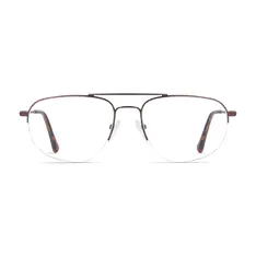 Aviator Brown Eyeglasses