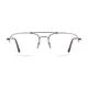 Aviator Brown Eyeglasses