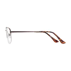 Aviator Brown Eyeglasses