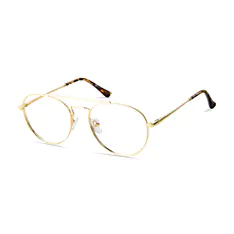 Aviator Gold Eyeglasses