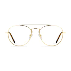 Aviator Gold Eyeglasses