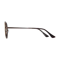 Aviator Brown Eyeglasses