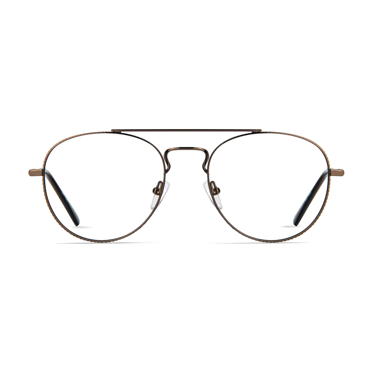 Aviator Brown Eyeglasses