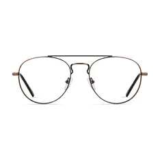 Aviator Brown Eyeglasses