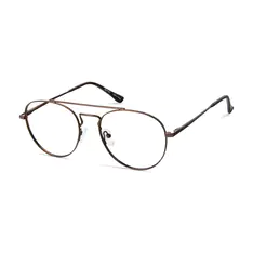Aviator Brown Eyeglasses