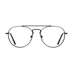 Aviator Black Eyeglasses