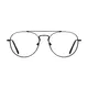 Aviator Black Eyeglasses