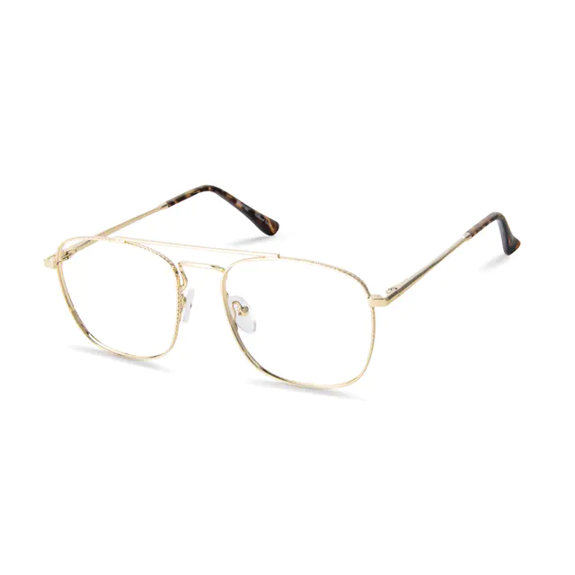 Aviator Gold Eyeglasses