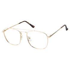 Aviator Gold Eyeglasses