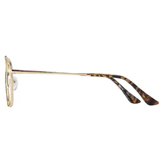 Aviator Gold Eyeglasses