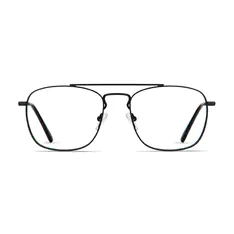Aviator Black Eyeglasses