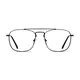 Aviator Black Eyeglasses