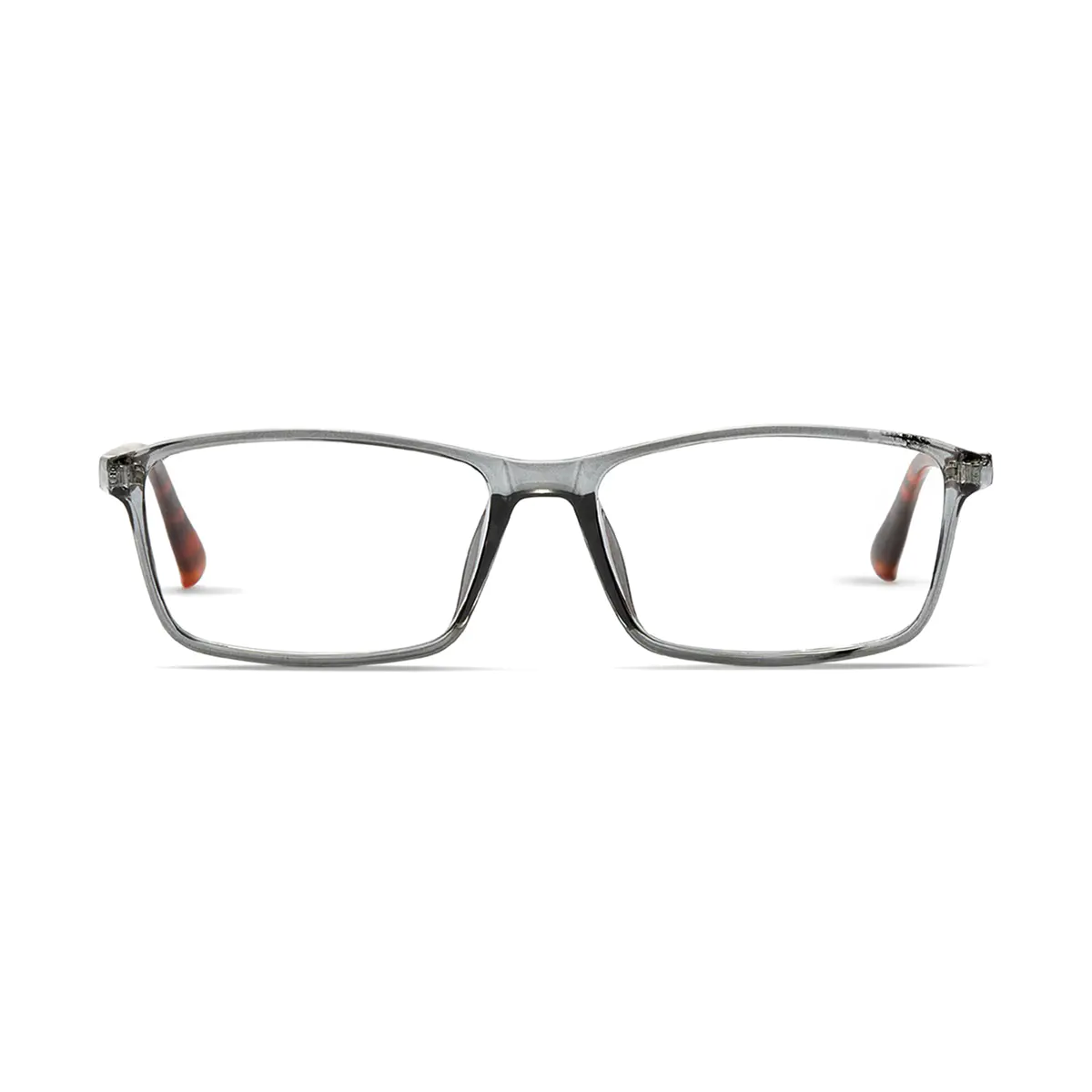 Rectangle Gray Eyeglasses