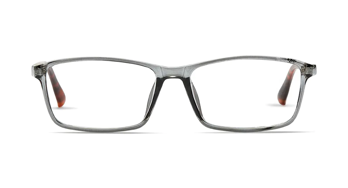 Rectangle Gray Eyeglasses