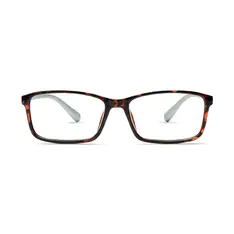 Rectangle Tortoiseshell/Gray Eyeglasses