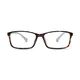 Rectangle Tortoiseshell/Gray Eyeglasses