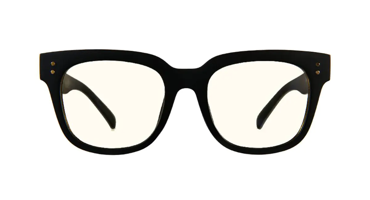 Square Black Eyeglasses