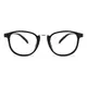 Oval Black Eyeglasses