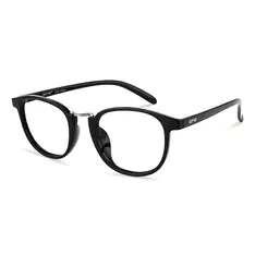 Oval Black Eyeglasses